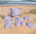 Load image into Gallery viewer, Playground - Silicone Bucket & Spade Set - 8pc - Lilac
