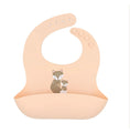 Load image into Gallery viewer, Silicone Catch All Bib - Fox/Blush
