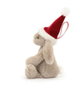 Load image into Gallery viewer, Jellycat - Bashful Christmas Bunny - Decoration
