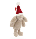 Load image into Gallery viewer, Jellycat - Bashful Christmas Bunny - Decoration
