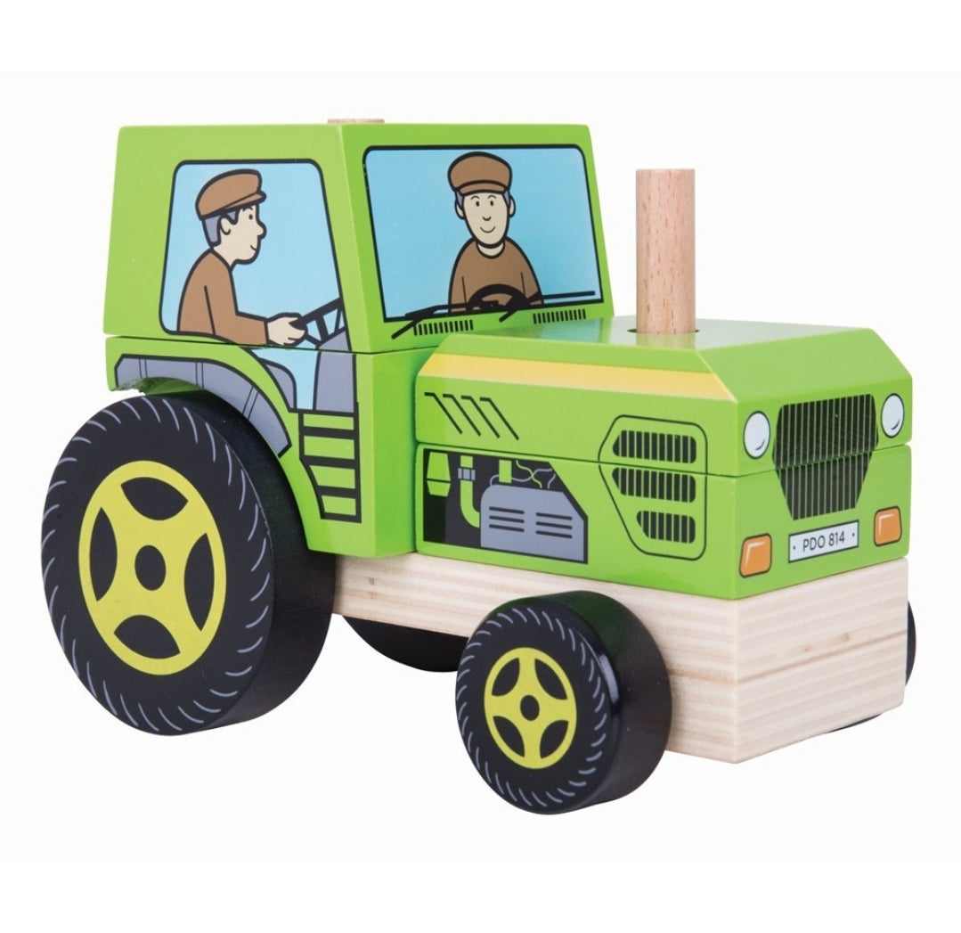 Bigjig Stacking Tractor