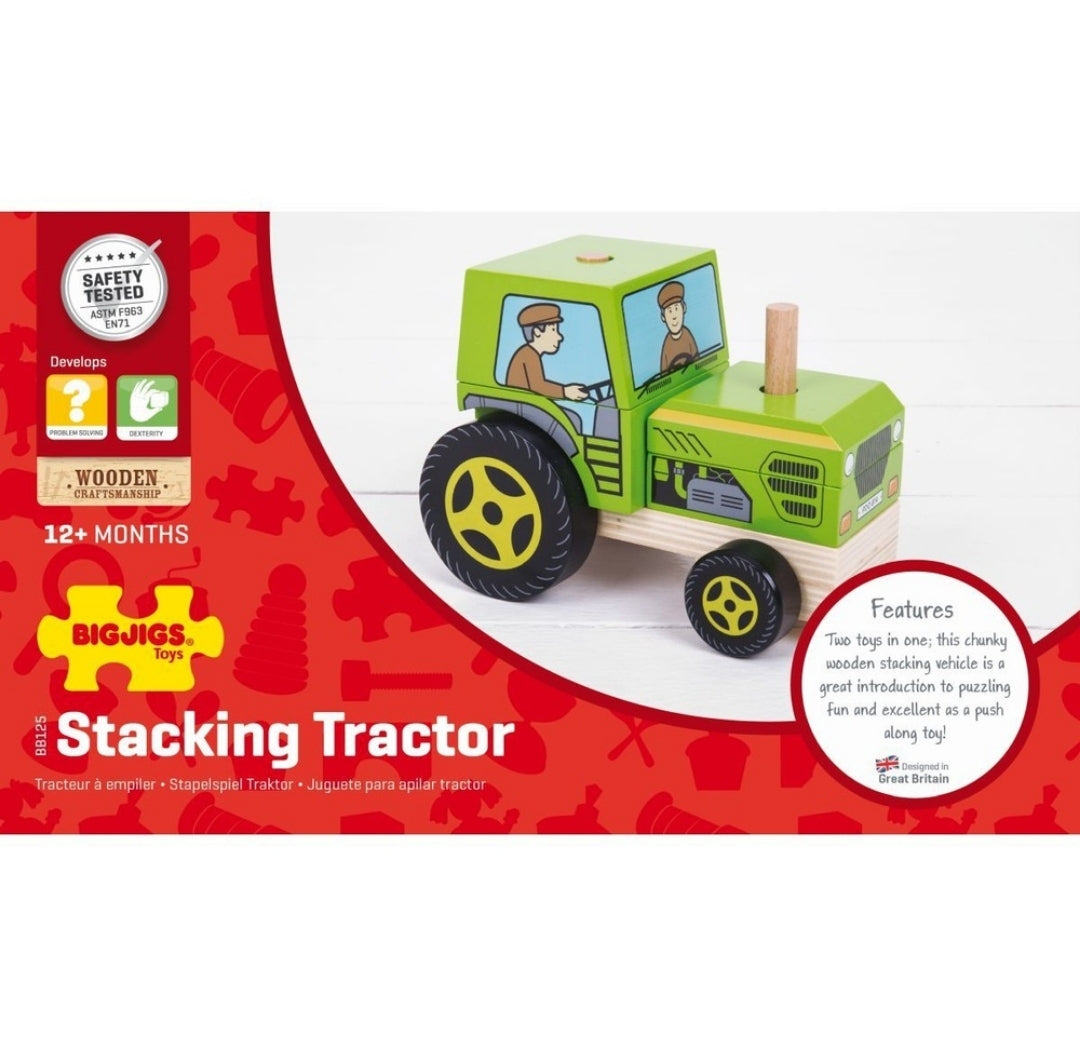 Bigjig Stacking Tractor