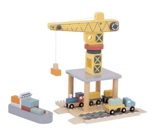 Port Crane Cargo Set