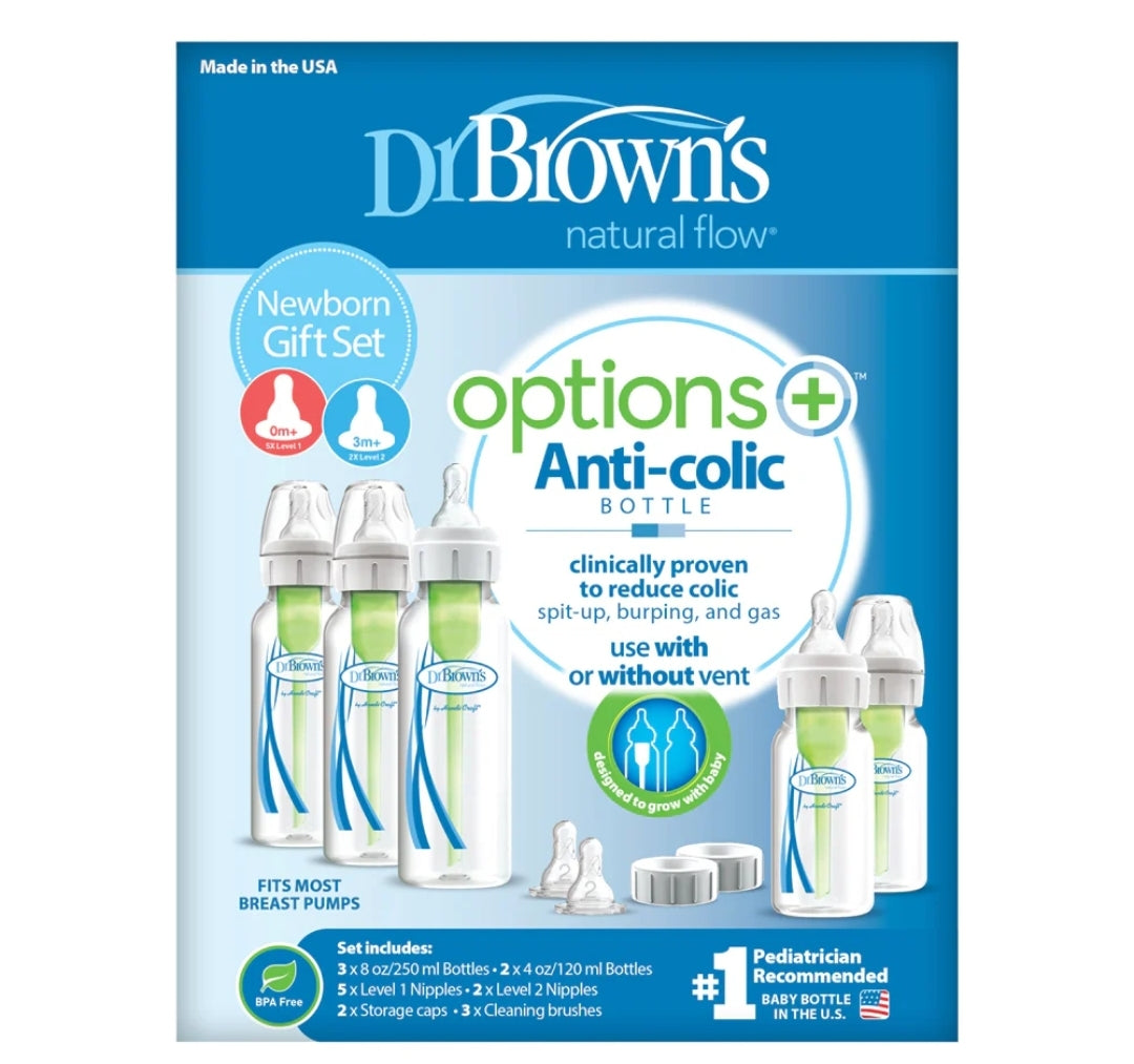 Dr Browns Narrow Options + Newborn Feeding Bundle