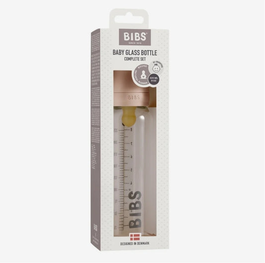 Bibs - 225ml Glass Bottle Set - Blush