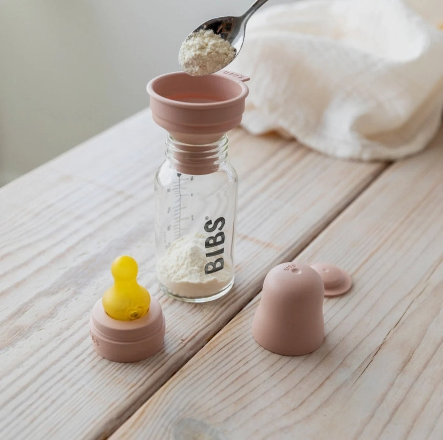 Bibs - 110ml Glass Bottle Set - Blush