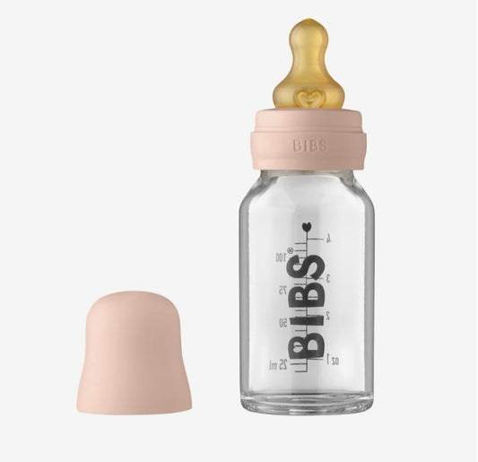 Bibs - 110ml Glass Bottle Set - Blush