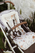 Load image into Gallery viewer, OiOi Cozy Fleece Pram Liner - Wildflower
