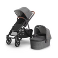 Load image into Gallery viewer, Uppababy - Vista V3 With Bassinet - Charcoal Melange/Carbon (Greyson)
