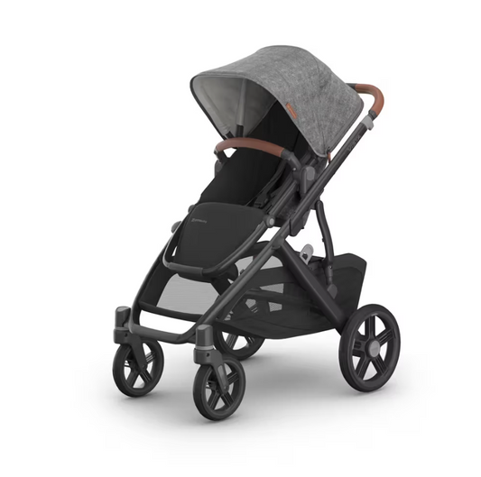 Uppababy - Vista V3 With Bassinet - Charcoal Melange/Carbon (Greyson)