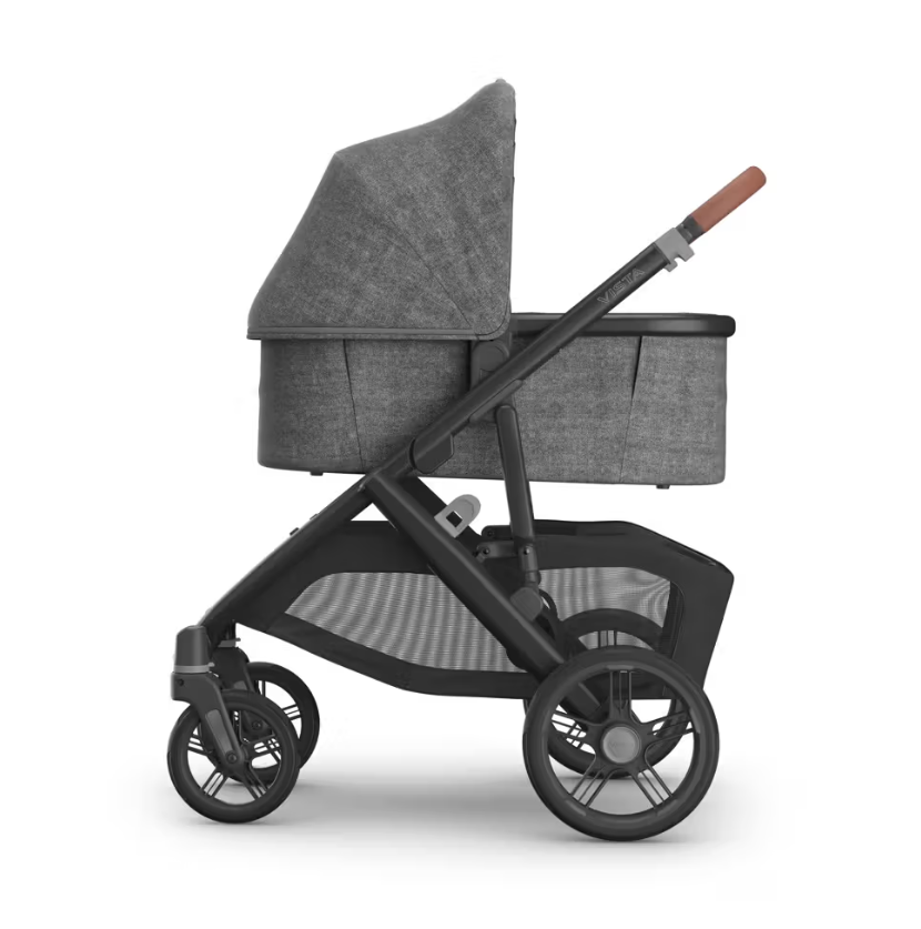 Uppababy - Vista V3 With Bassinet - Charcoal Melange/Carbon (Greyson)