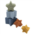Load image into Gallery viewer, Silicone Nesting Stars - Mutli Blue
