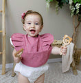 Load image into Gallery viewer, Snuggle Hunny Bib - Floret Frill

