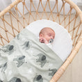 Load image into Gallery viewer, Whimsical Baby Blanket- Elephant
