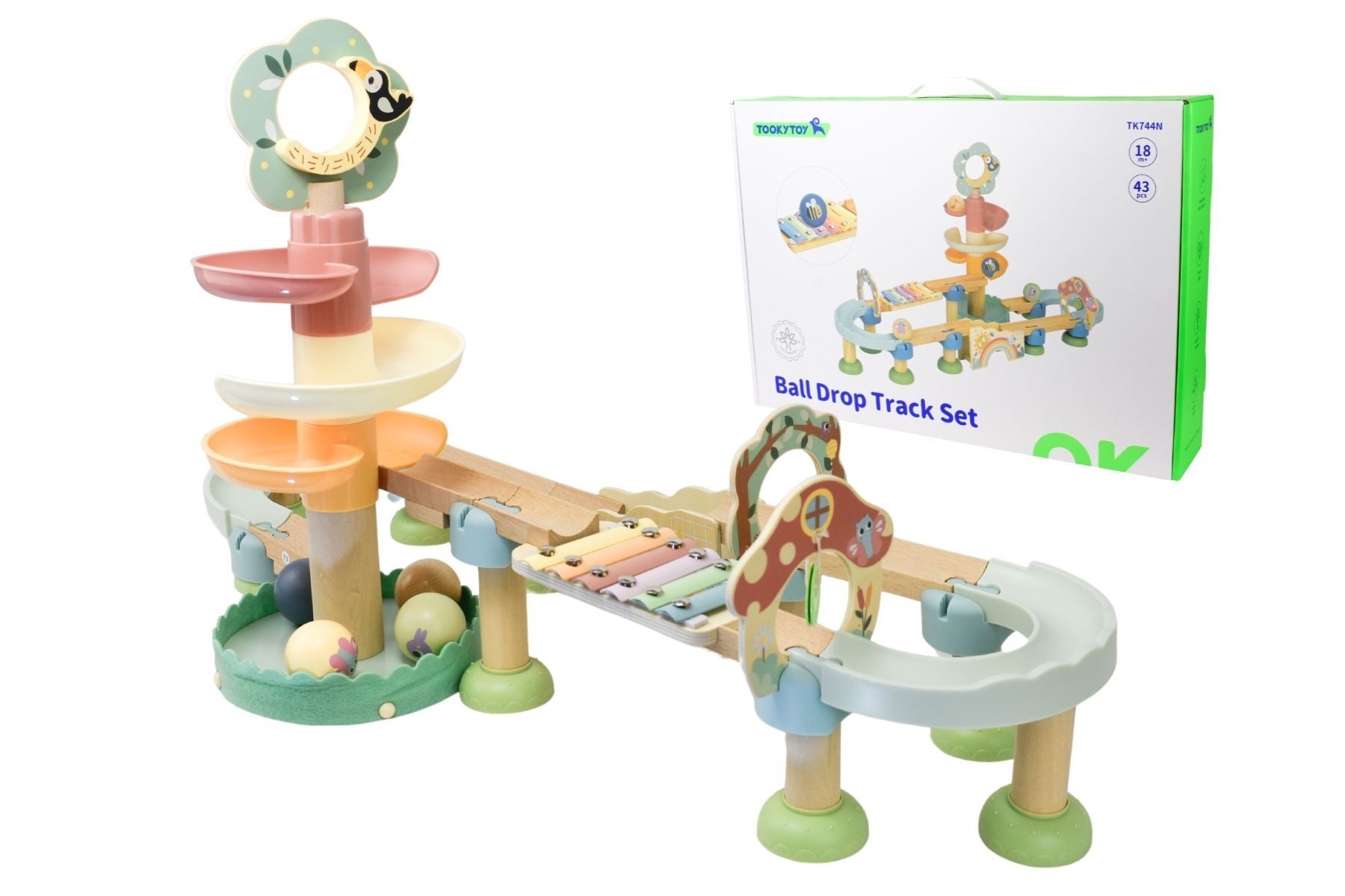 Tooky Toy - Ball Drop Track Set