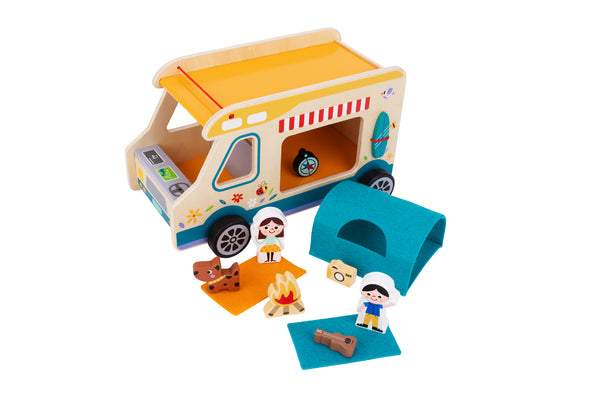 Tooky Toy - Camping RV Caravan Playset