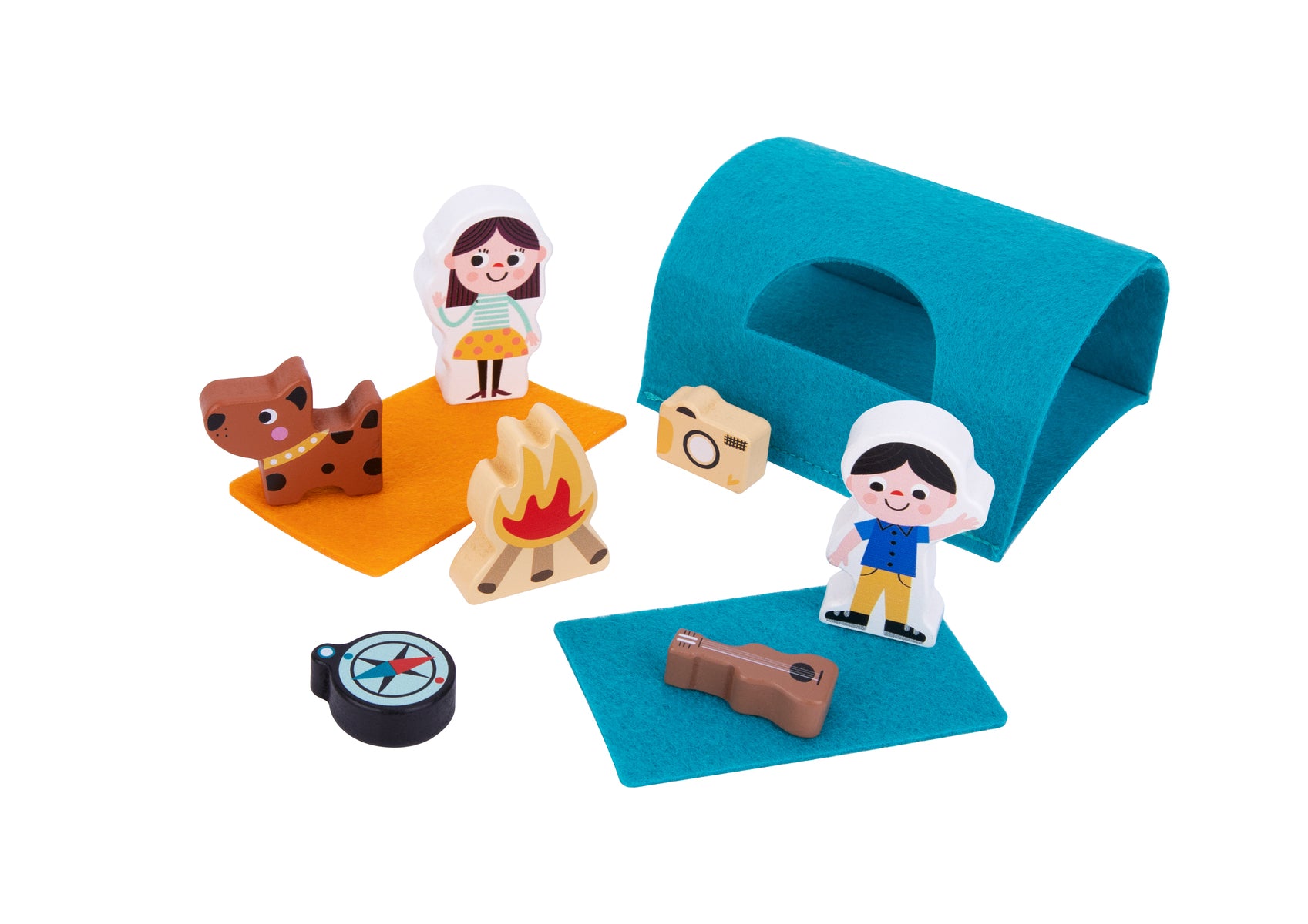 Tooky Toy - Camping RV Caravan Playset