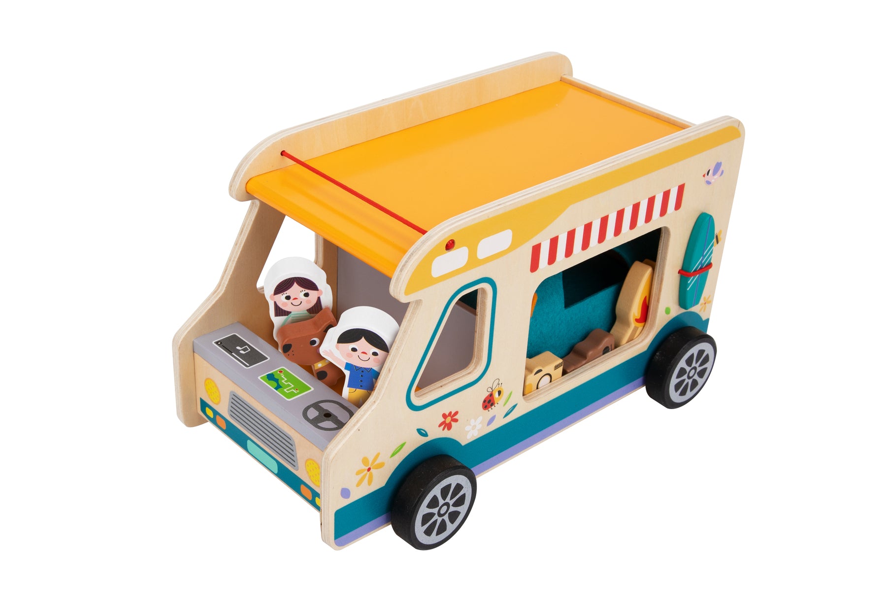 Tooky Toy - Camping RV Caravan Playset