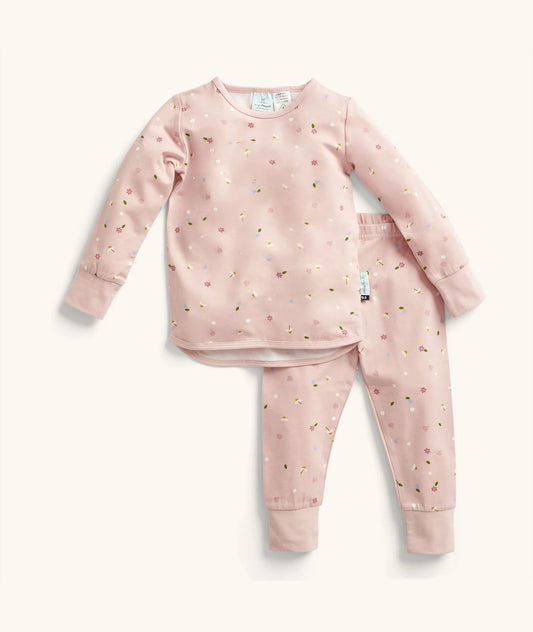 ErgoPouch - Long Sleeve Pyjamas - 2 Tog - Daisies