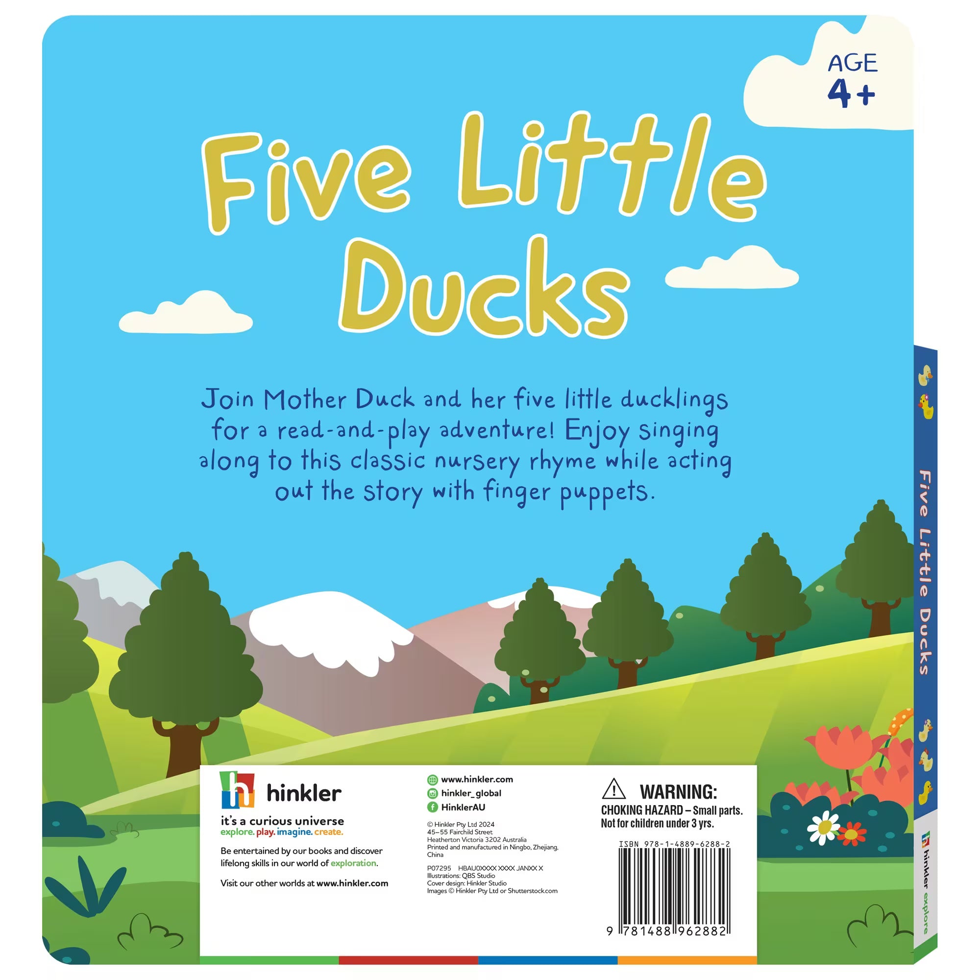 Five Litte Ducks - Finger Puppet Book
