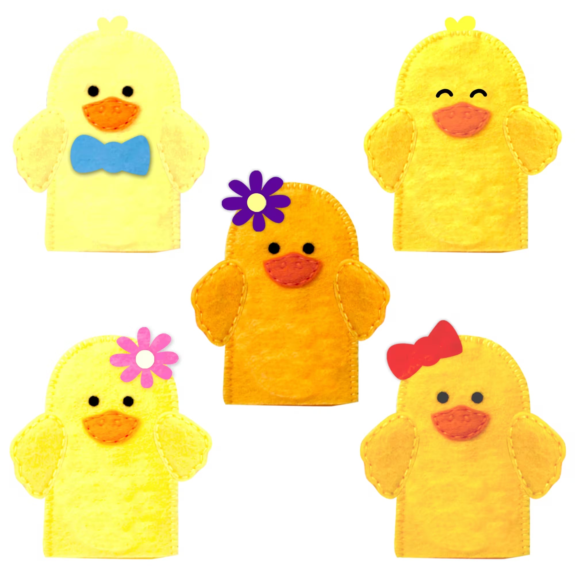 Five Litte Ducks - Finger Puppet Book