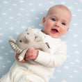 Load image into Gallery viewer, Living Textiles - 2Pk Organic Bedside Sleeper Fitted Sheets  - Elephant Play Time
