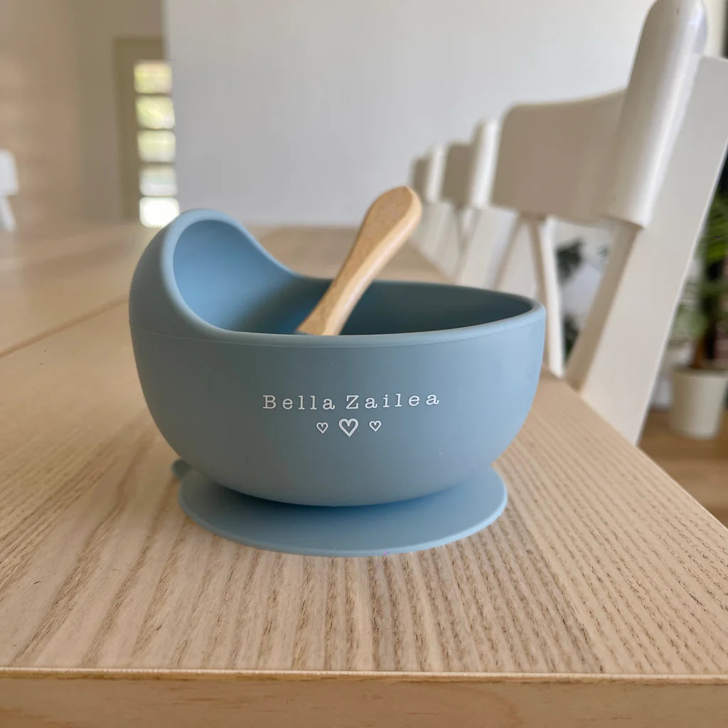 Bella Zailea Suction Bowl & Spoon - Ether