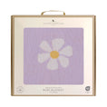 Load image into Gallery viewer, Living Textiles - Pram Knitted Blanket - Lilac Daisy Dreams
