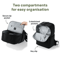 Load image into Gallery viewer, Oioi- Multitasker Nappy Backpack - Black Neoprene
