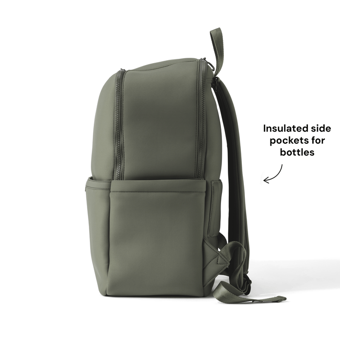Oioi- Multitasker Nappy Backpack - Sage Neoprene