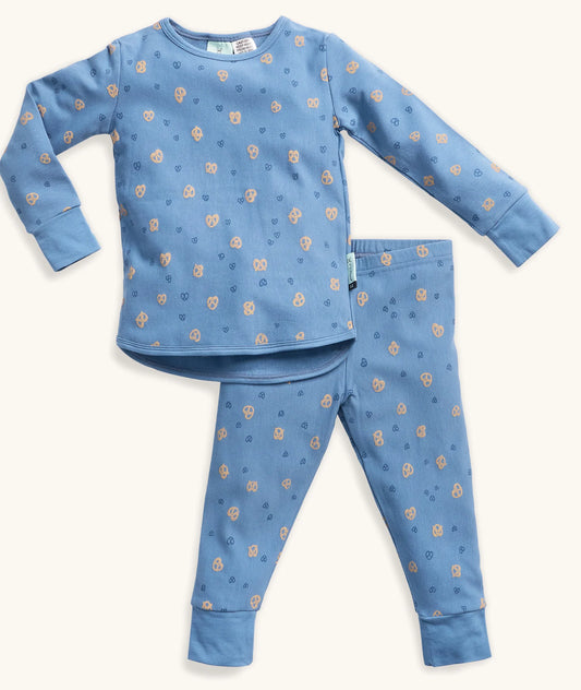 ErgoPouch - Long Sleeve Pyjamas - 1 Tog - Petite Pretzel