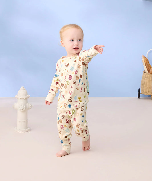 ErgoPouch - Long Sleeve Pyjamas - 1 Tog - Bon Appetit