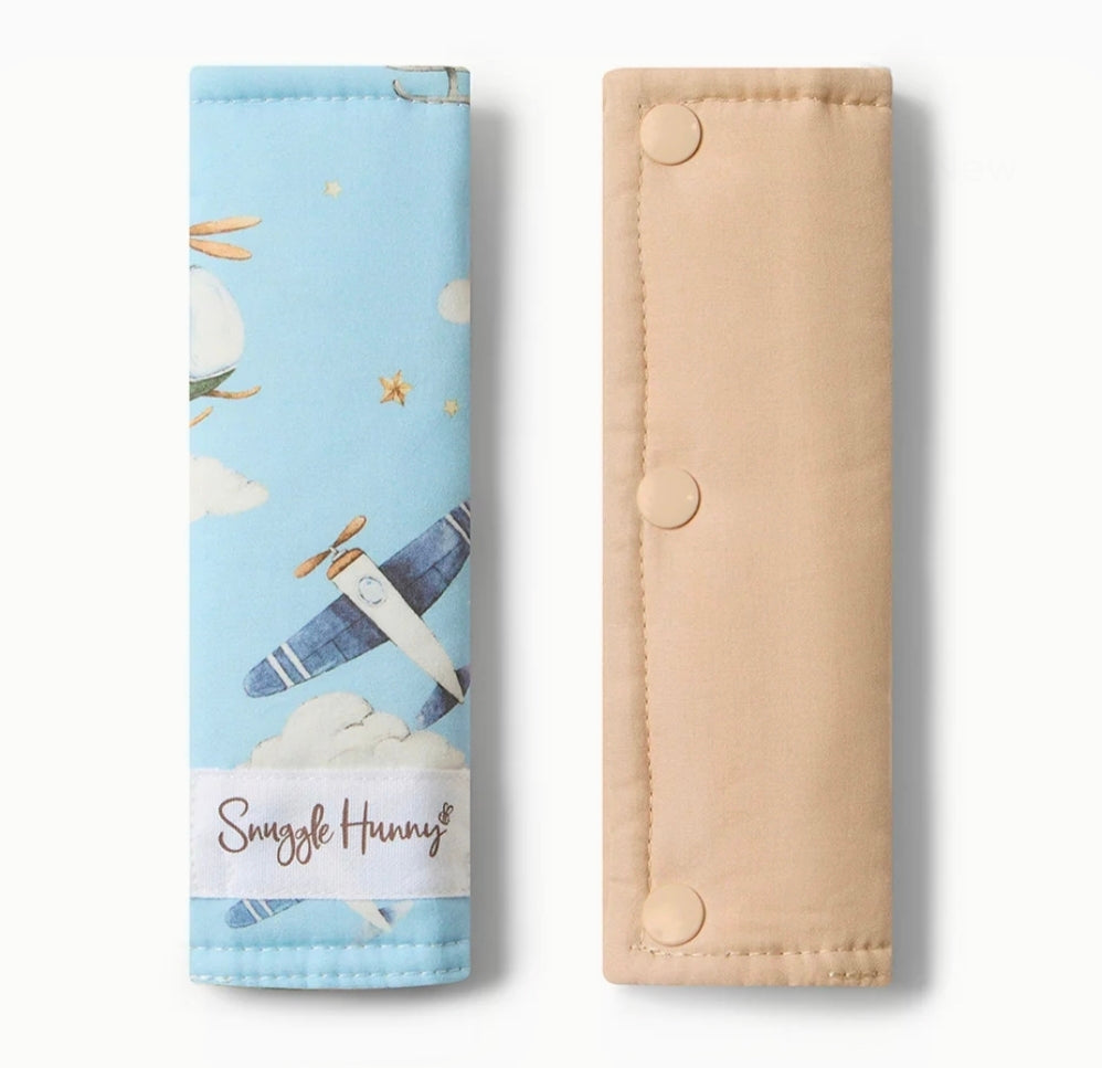 Snuggle Hunny Kids - Universal Reversible Pram Strap Covers - Taking Flight