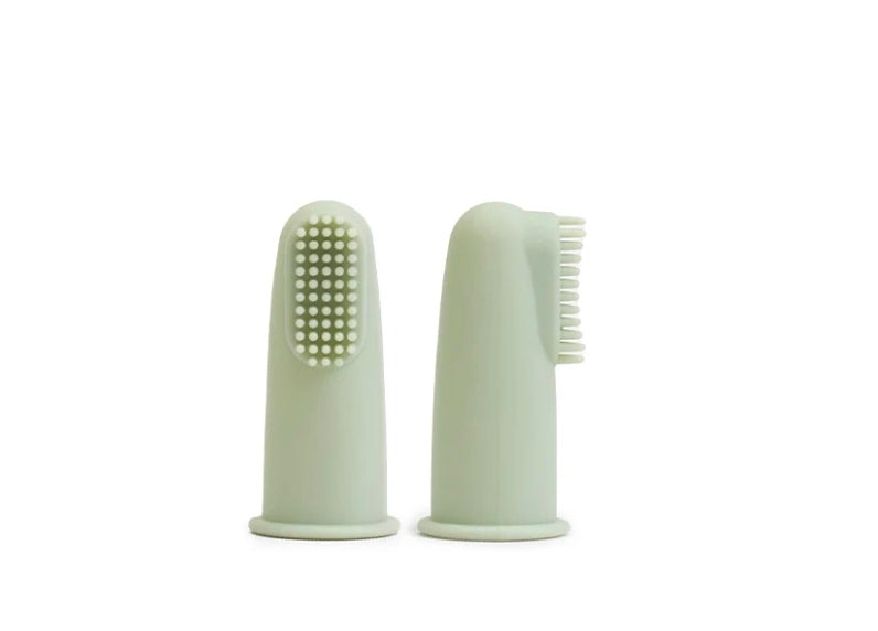 Cherub Baby - Finger Toothbrush - Sage