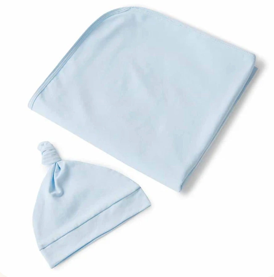Snuggle Hunny Wrap Set - Baby Blue