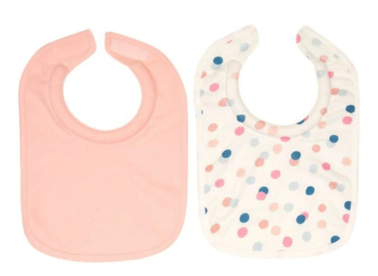 All4Ella - Roll Neck Bib 2pk - Confetti
