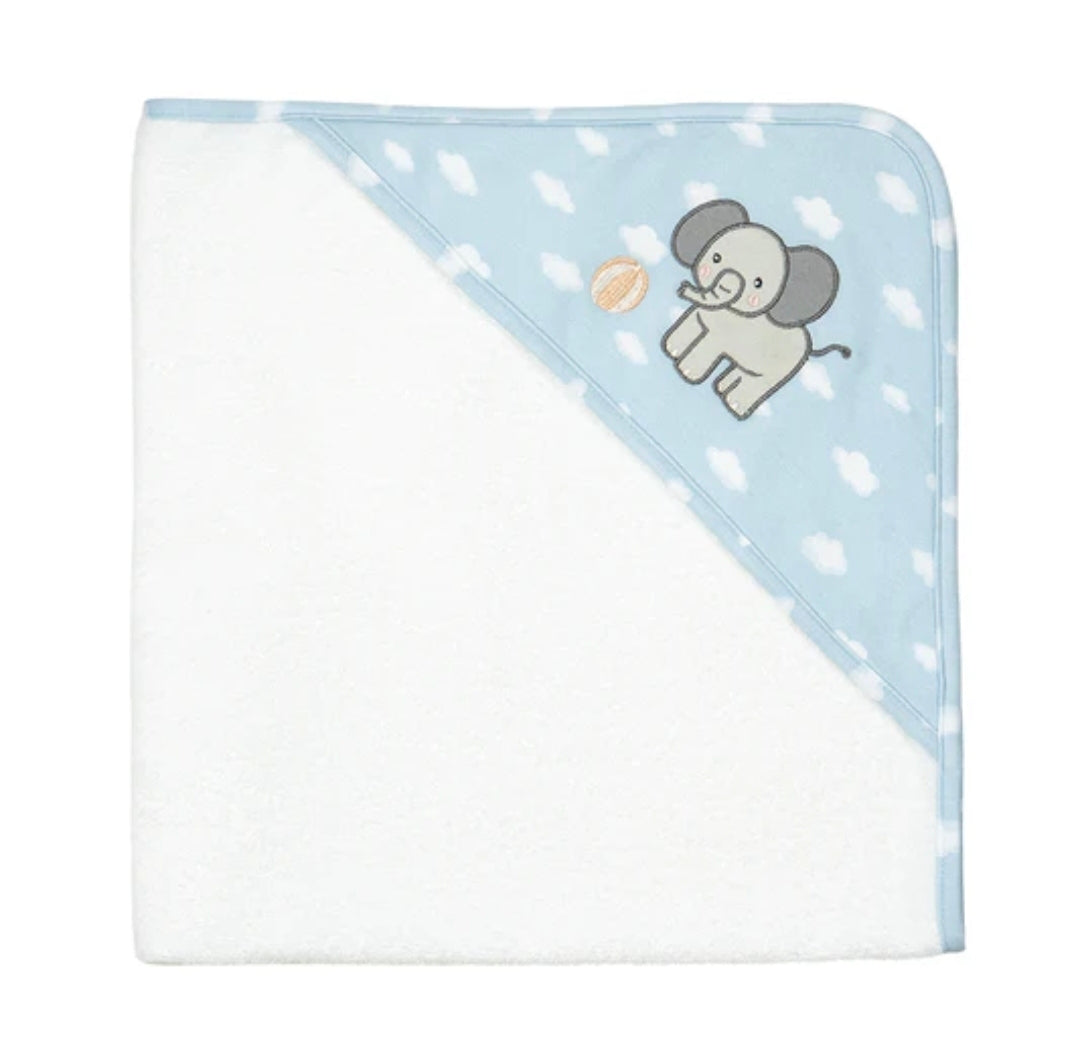 Living Textiles - Baby Hooded Towel - Elephant