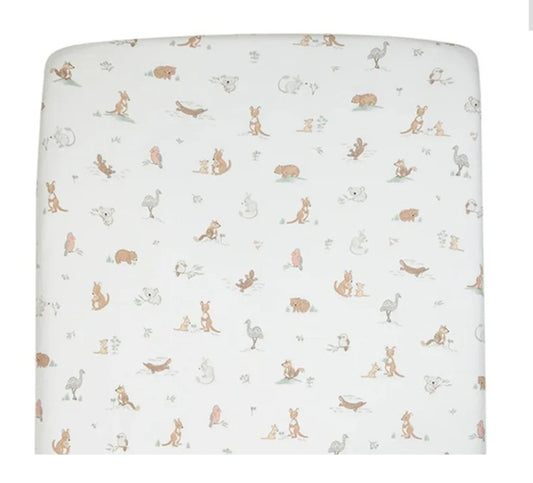 Port-A-Cot Fitted Sheet - Australiana