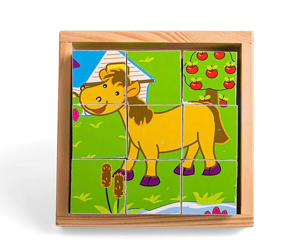 BigJigs - Animal Cube - Cow