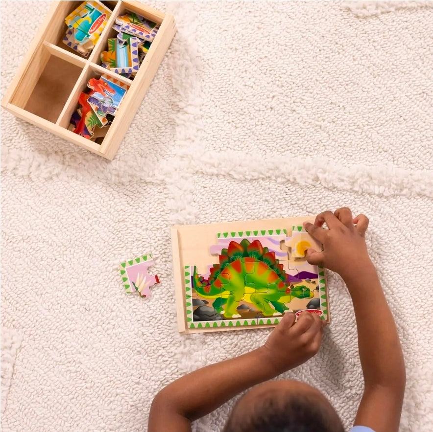 Melissa & Doug - Puzzle In A Box - Dinosaur