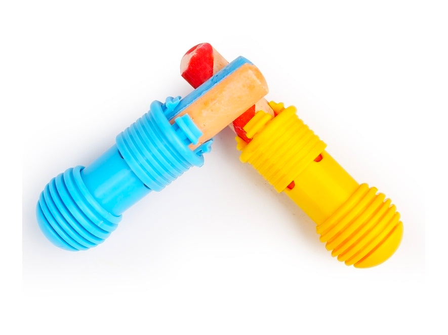 Jumbo Sidewalk Chalk - Washable 24 Colours with 2x Holders