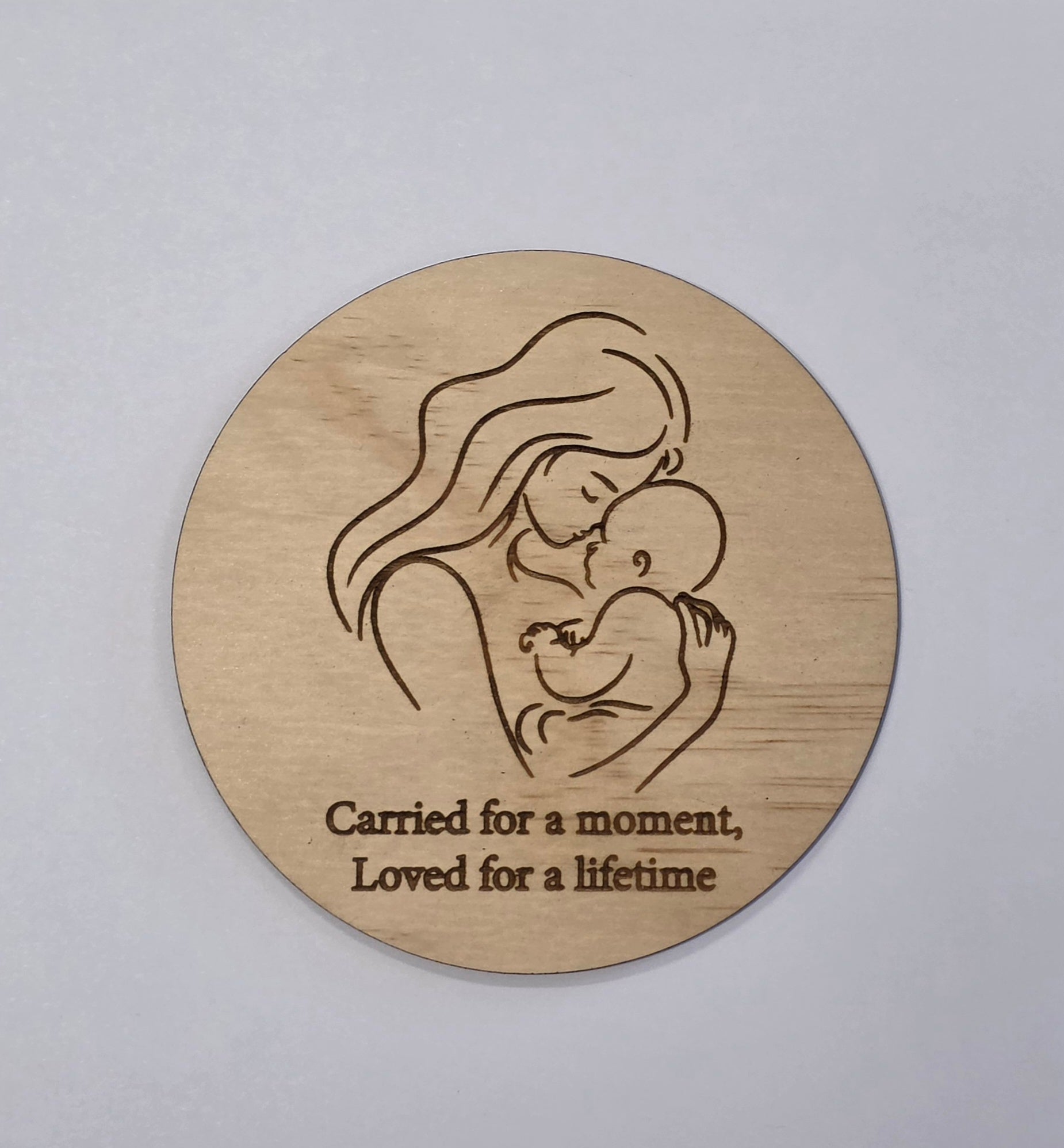 Carried For A Moment - Wooden Sign