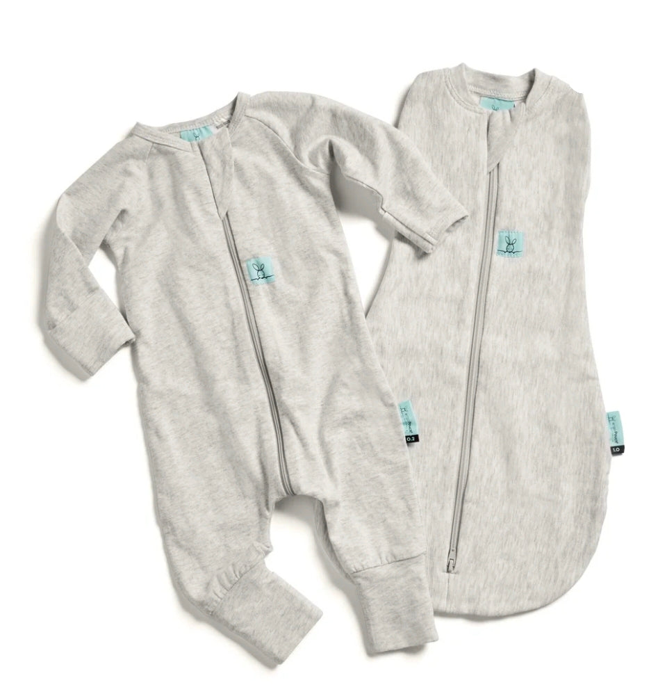 ErgoPouch - Newborn Gift Pack - Grey Marle