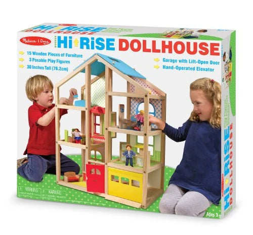 Melissa & Doug - Hi-Rise Dollhouse