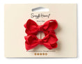 Load image into Gallery viewer, Snuggle Hunny - Red Piggy Tail Hair Clips - Pair
