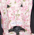 Load image into Gallery viewer, Snuggle Hunny Kids - Universal Reversible Pram Strap Covers - Cherry Blossom
