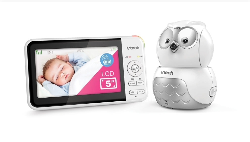 VTech  BM5550-OWLN - Pan & Tilt Full Colour Video & Audio Baby Monitor