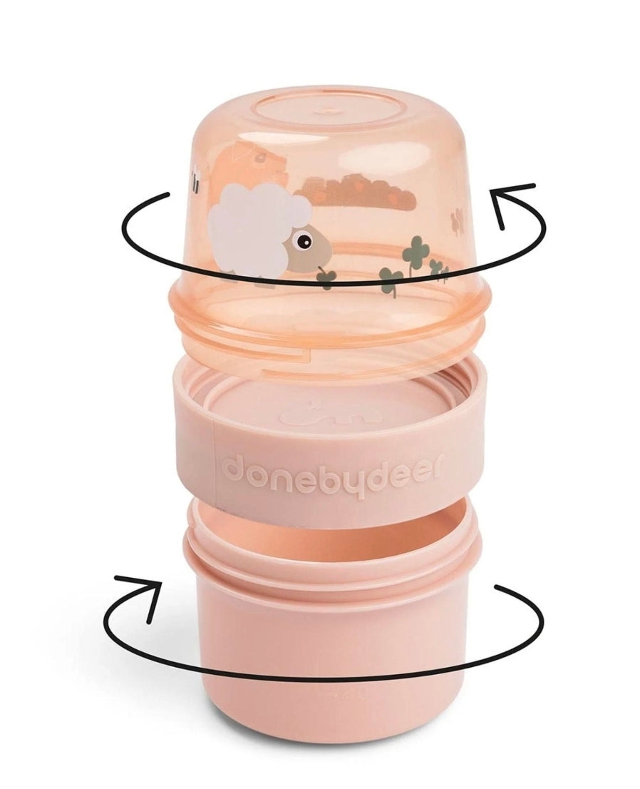 Done By Deer- Two Way Snack Container- Powder