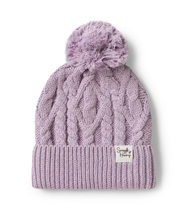 Snuggle Hunny Kids - Organic Baby Knit Beanie - Lavender