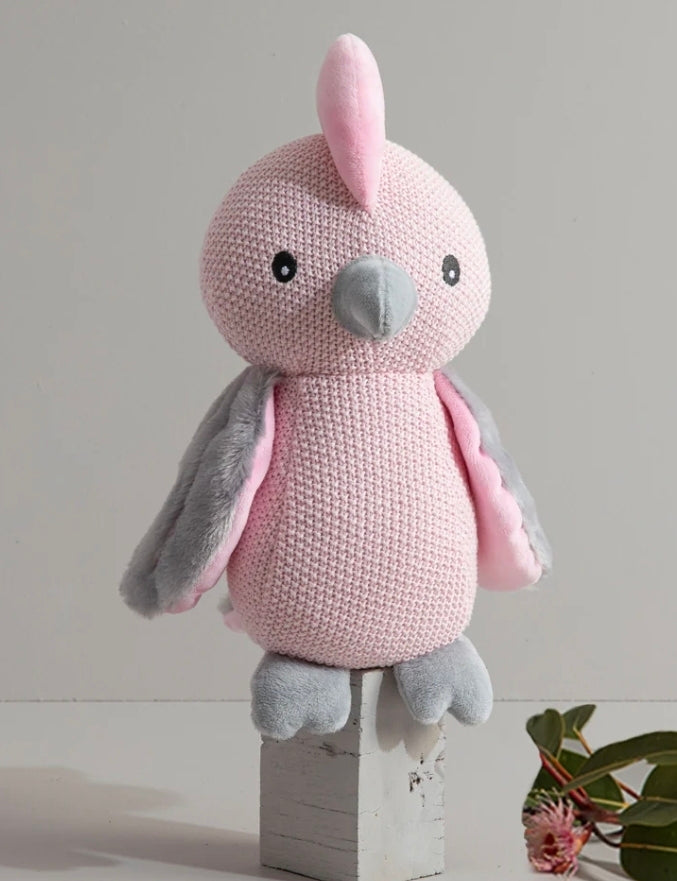 Living Textiles- Australian Knitted Toy - Gary The Galah